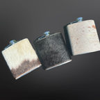 Genuine Cowhide Flask – 7oz