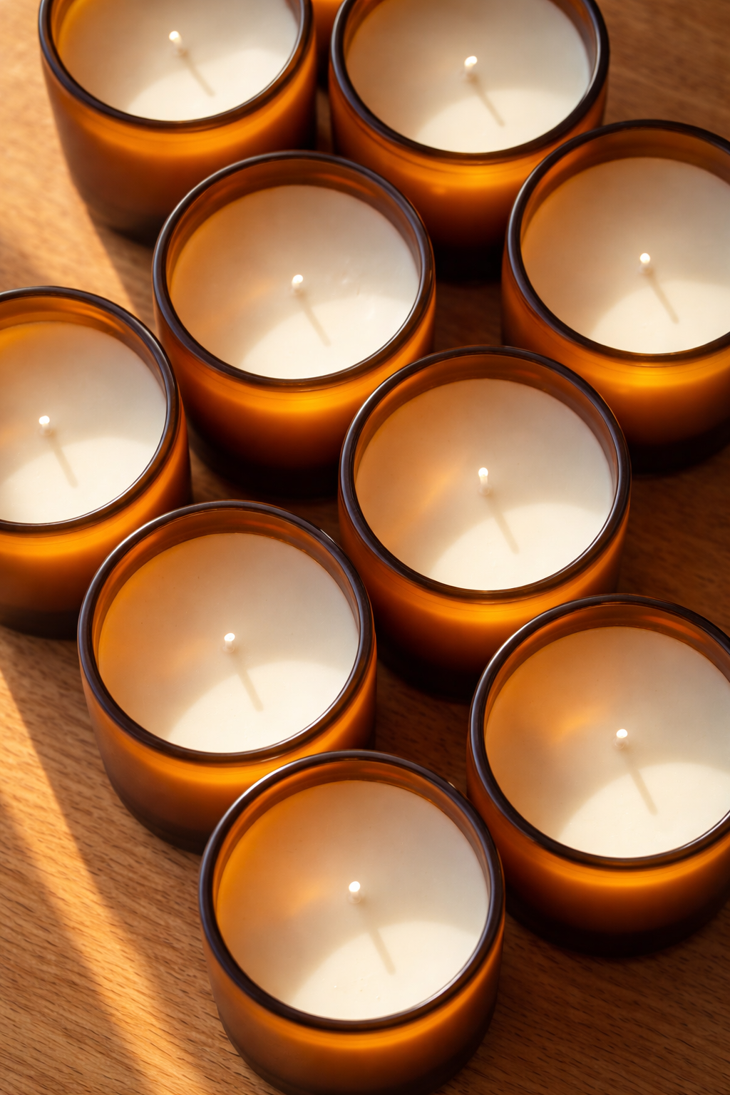 Soy Candle - Fraser Fir 9 oz. Frosted Amber Glass
