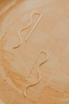 Wave Threaders | 14kt Gold Fill + Sterling Silver
