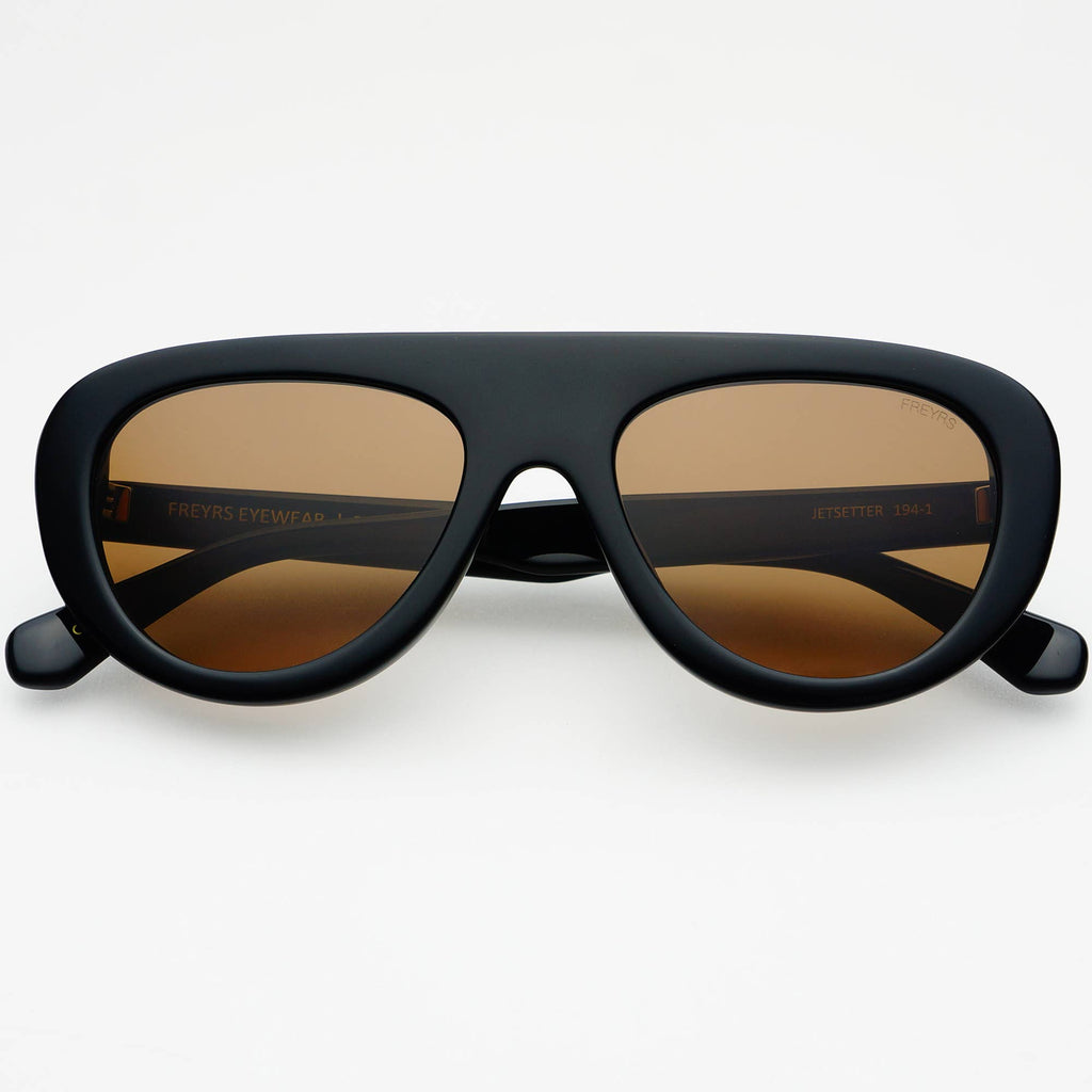 Jetsetter Acetate Unisex Aviator Sunglasses
