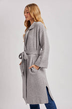 Effortless Knitted Trench Coat