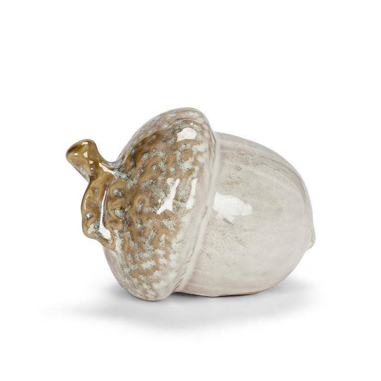 Small Porcelain Acorn Decor