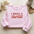 Diet Coke Embroidered Crewneck