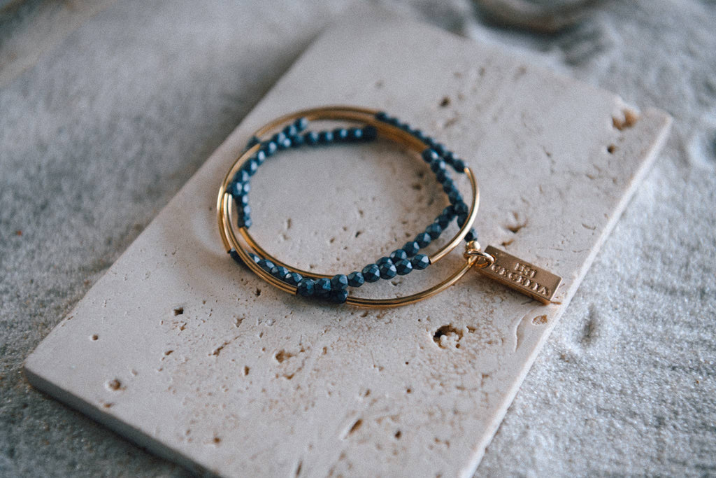 Beaded Triple Wrap Bracelet