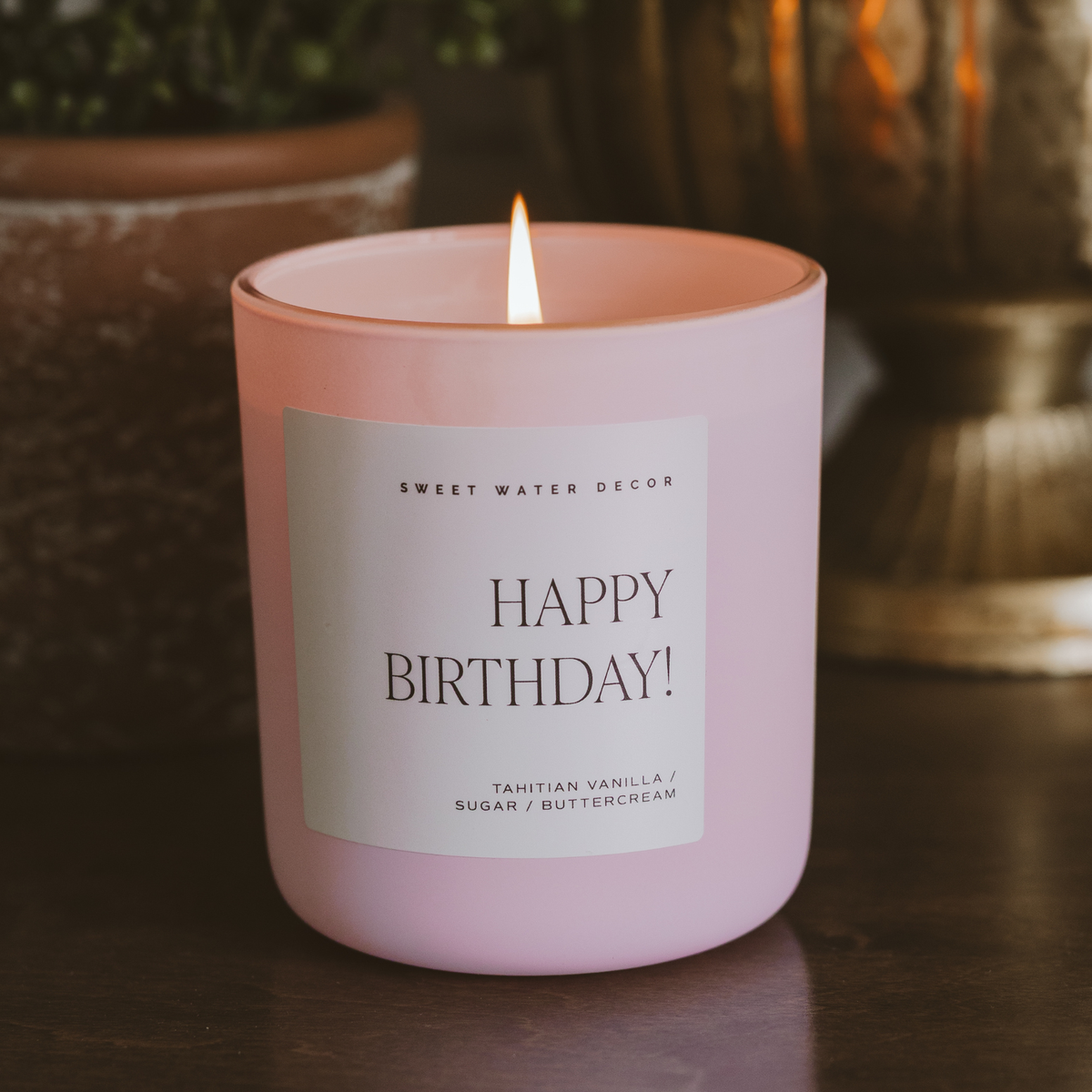 Happy Birthday Soy Candle – Vanilla Cake, 15 oz