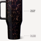 HydroJug Traveler 40 oz Tumbler – Mocha Tortoise