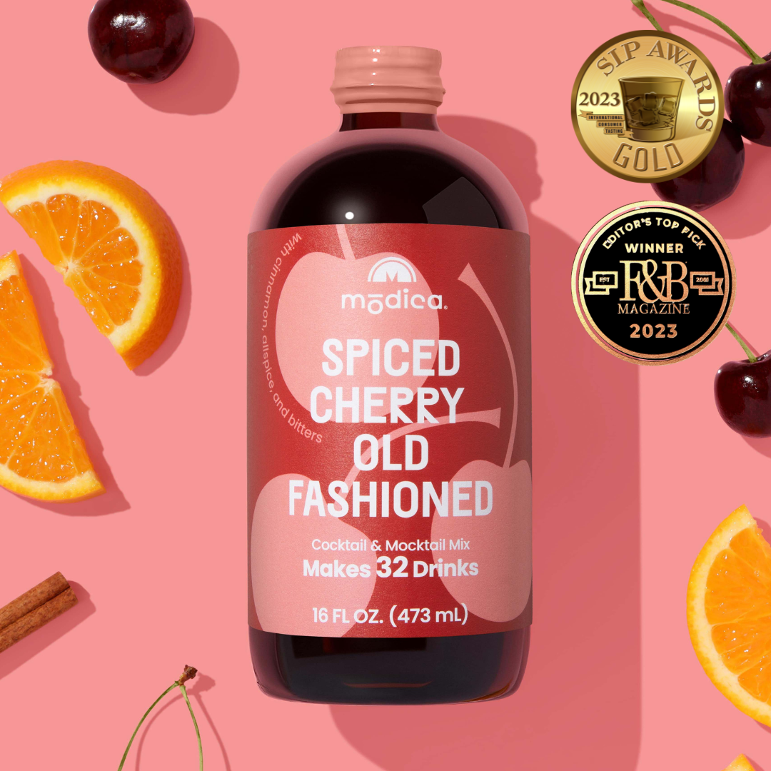 Spiced Cherry Old Fashioned Cocktail & Mocktail Mix + Kit