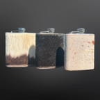 Genuine Cowhide Flask – 7oz