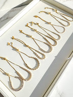 Semi-Precious Pavé Adjustable Bracelet