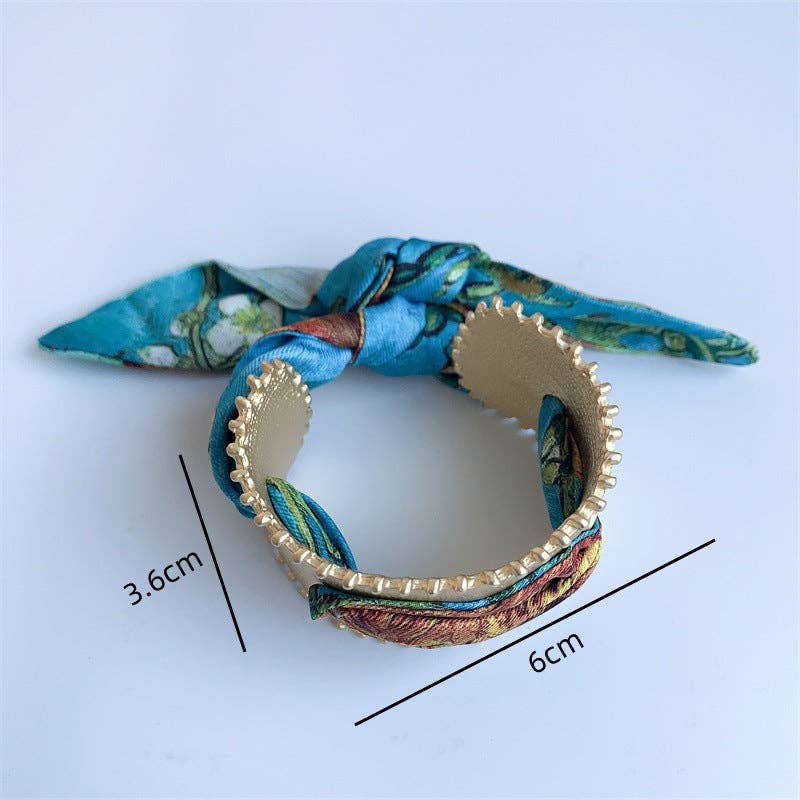 Vintage Matte Gold Bangle Bracelet