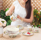 Butterfly Garden Cup & Saucer - 8oz Bone China