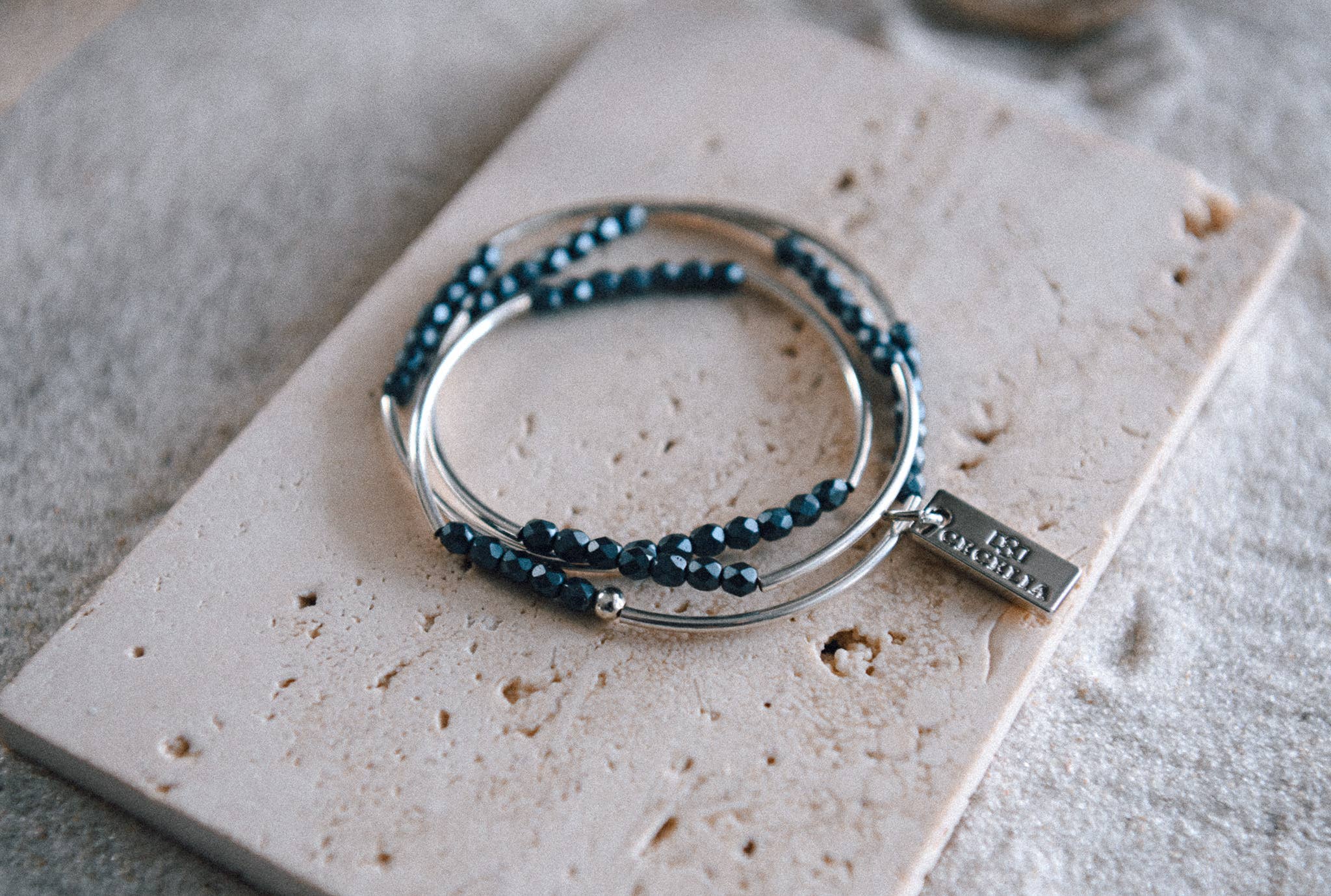 Beaded Triple Wrap Bracelet