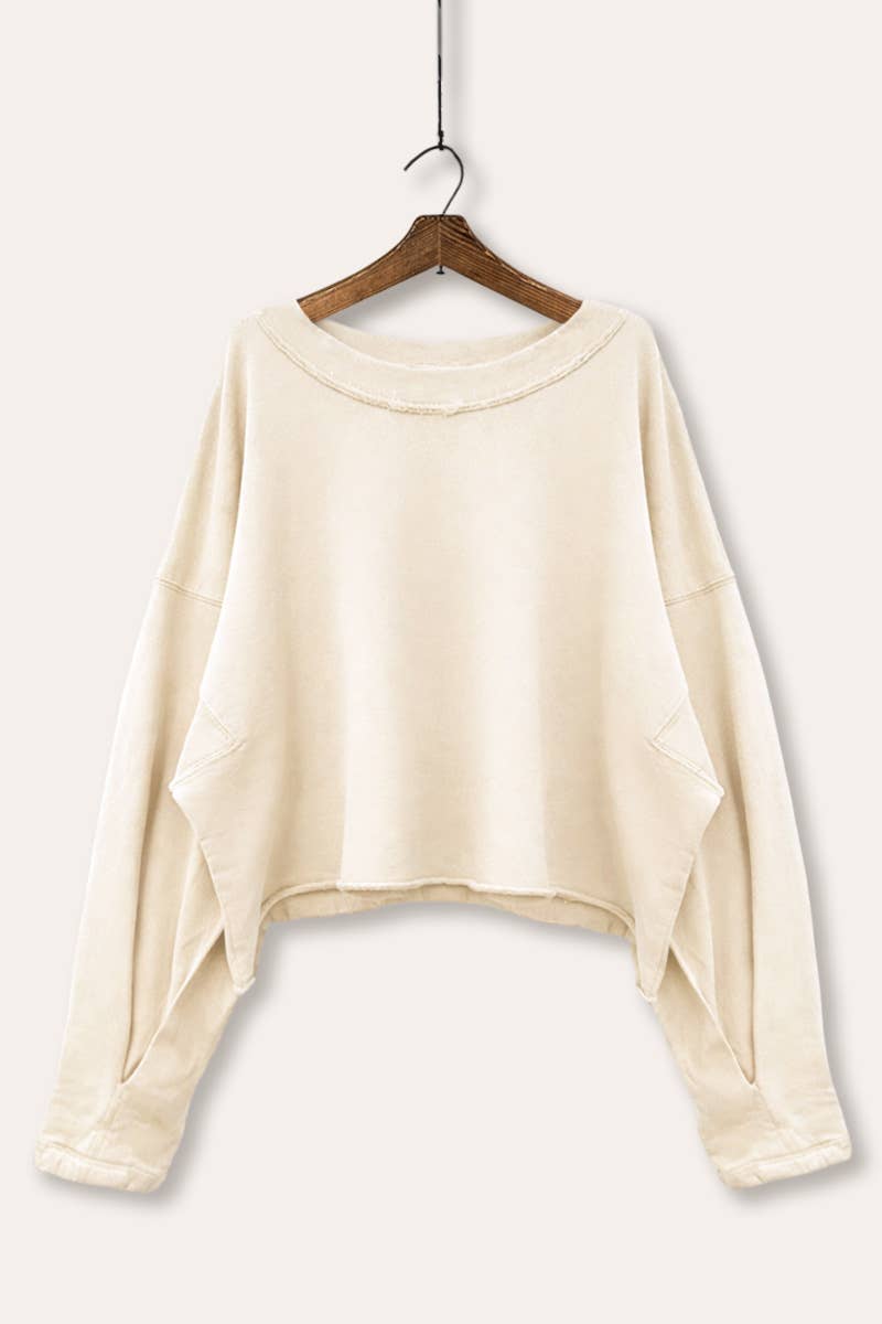 Blank Cropped Sweatshirt
