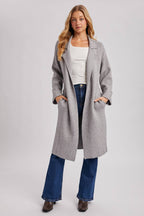 Effortless Knitted Trench Coat