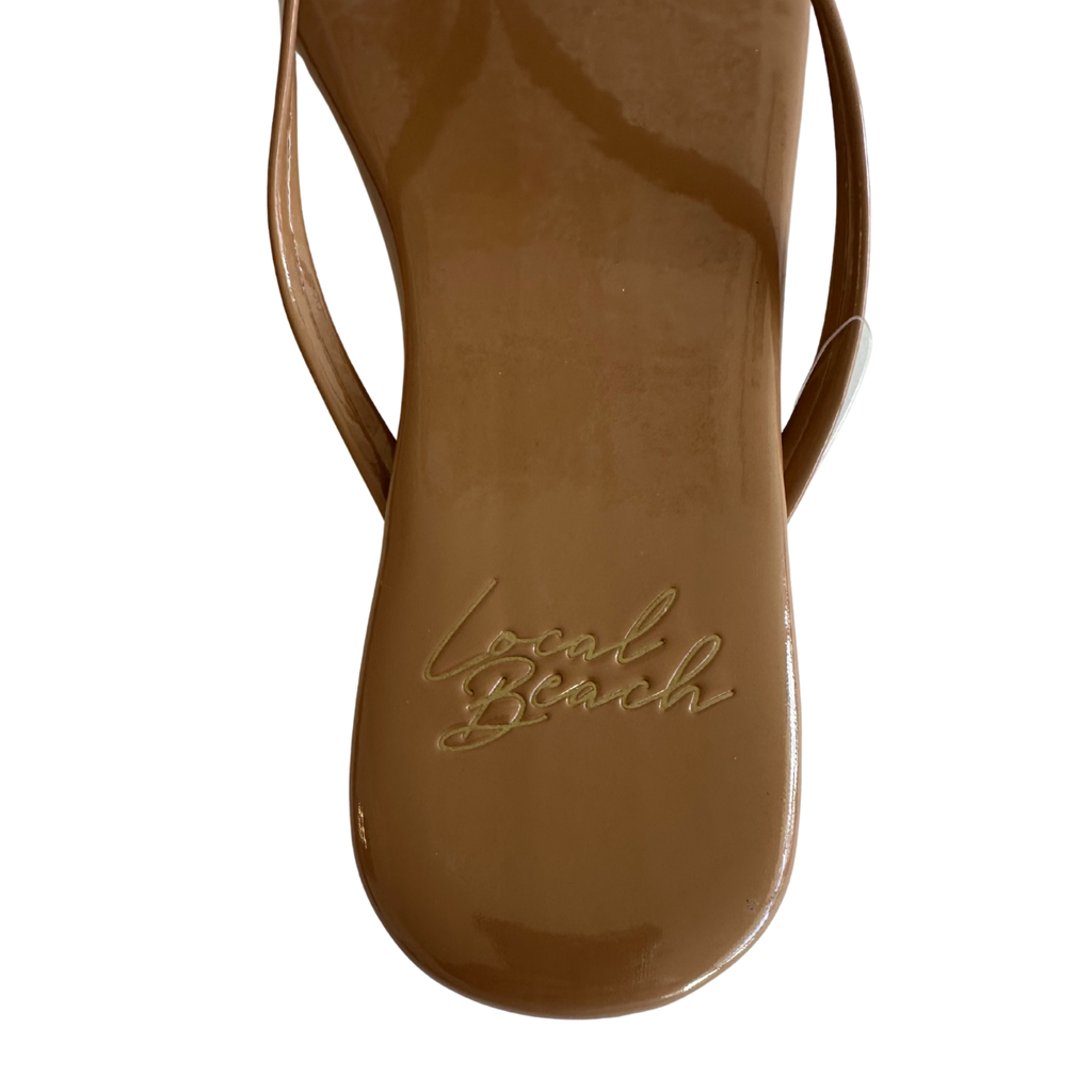 Glossy Flip Flops