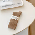 Macaron Cotton Crew Socks