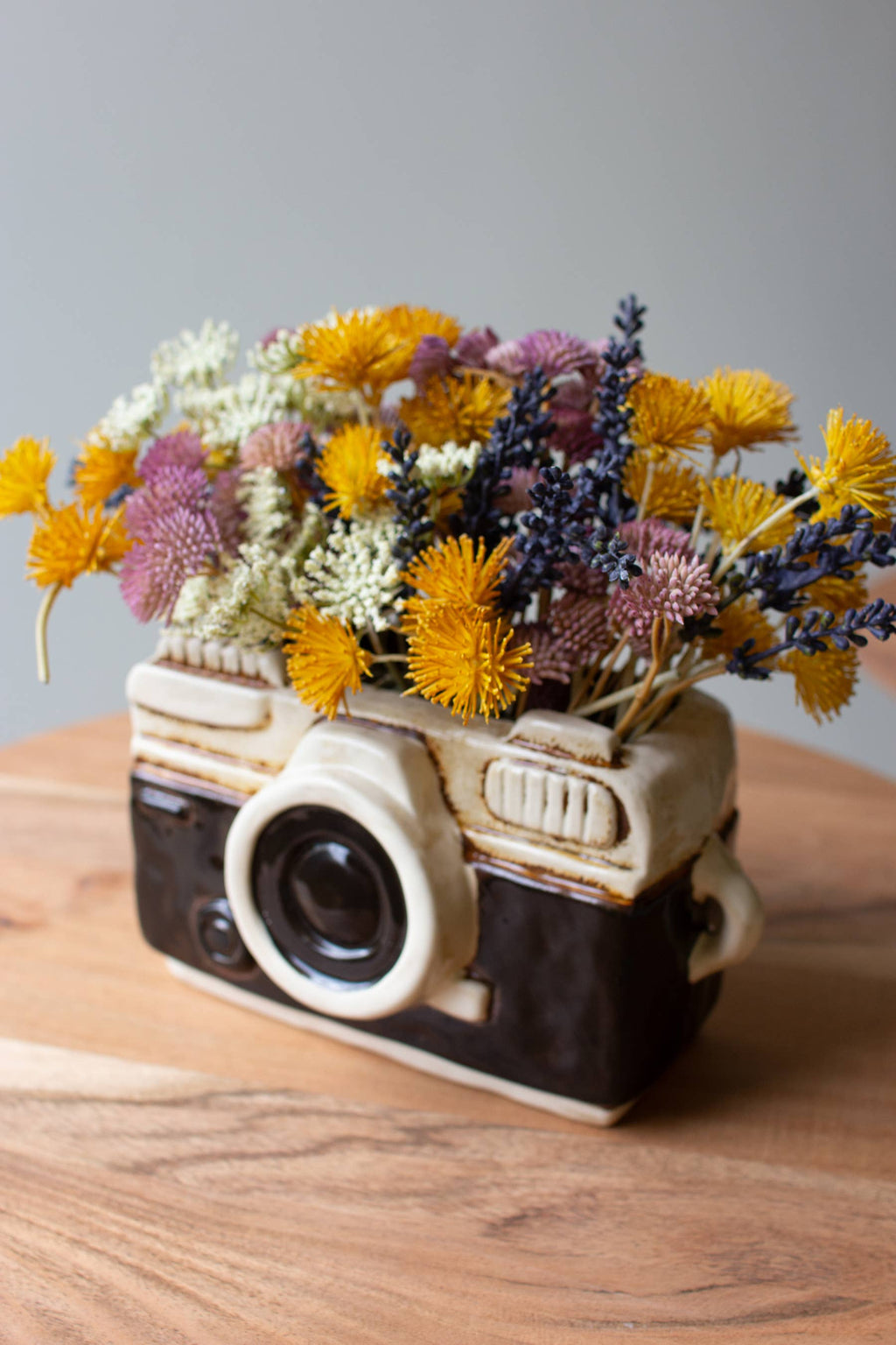 Vintage Ceramic Camera Planter