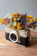 Vintage Ceramic Camera Planter