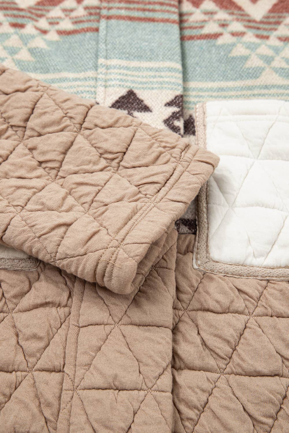Western Aztec Quilted Patchwork Jacket