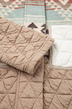 Western Aztec Quilted Patchwork Jacket