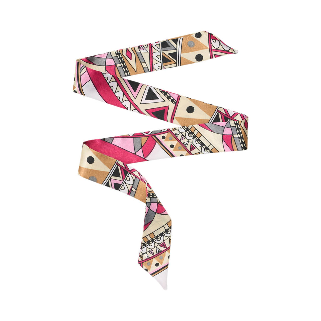 Silky Printed Twilly Bag Scarf