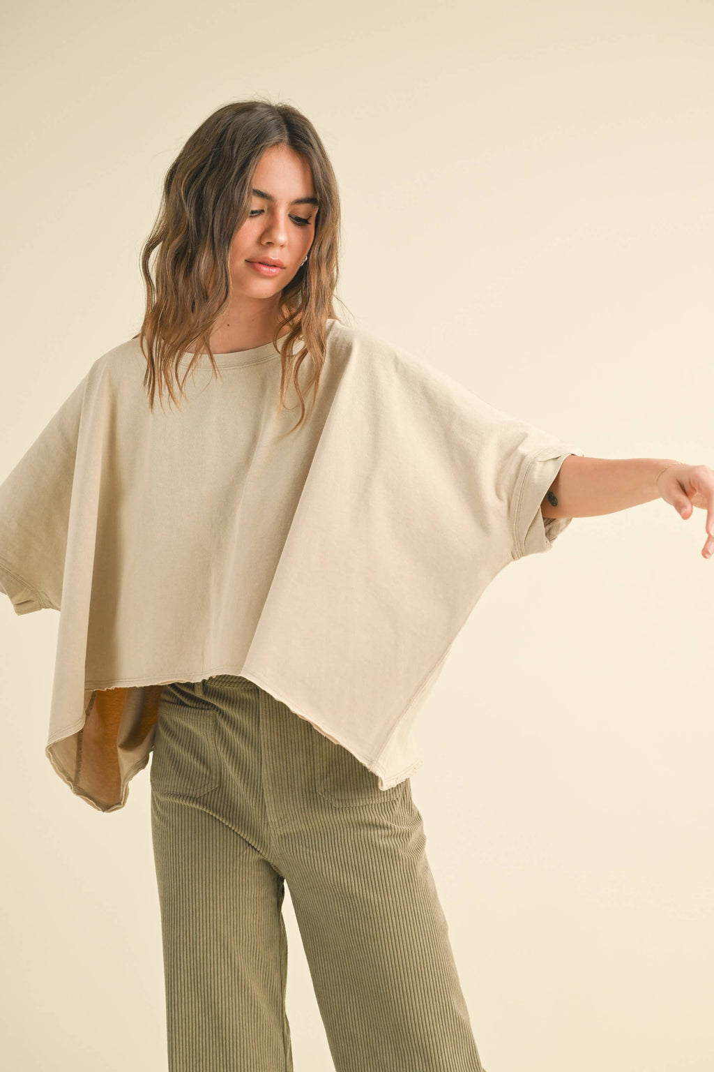 Bye & Wash Oversized Tee