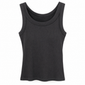 Charcoal Ribbed Tank