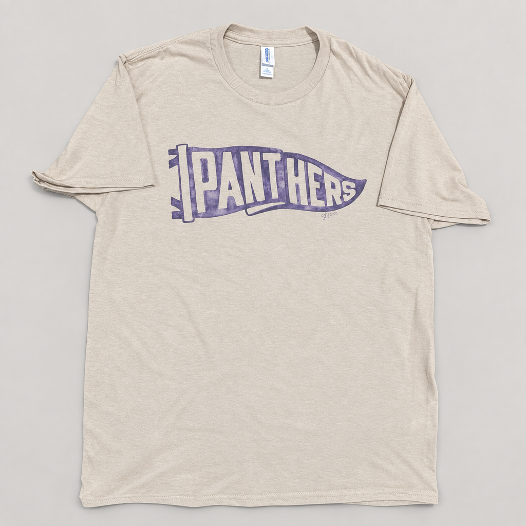 Panthers Pennant Crewneck Sweatshirt & Tee