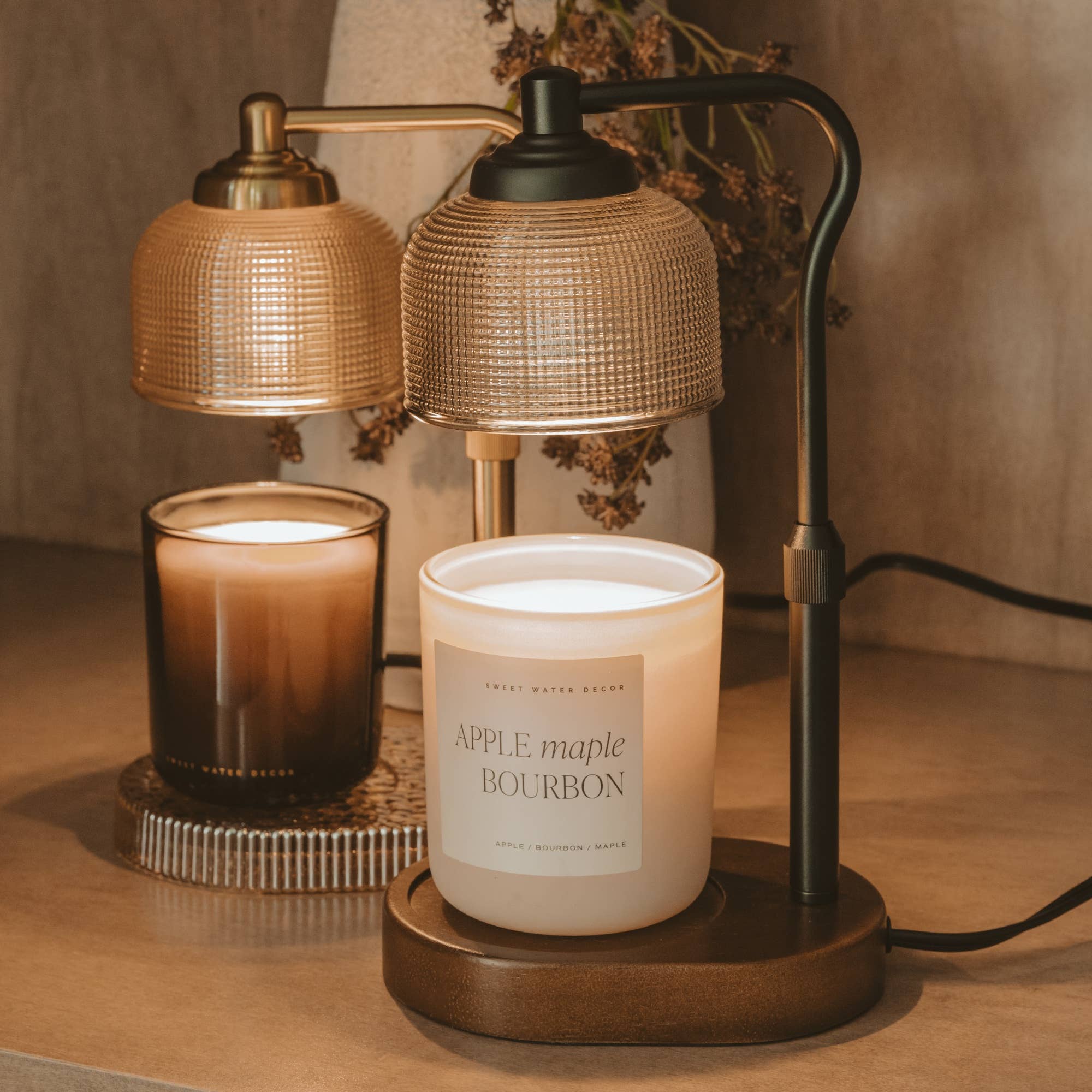 *NEW* Candle Lamp Warmer, Wood Base - Home Decor & Gifts