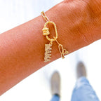 Gold Link Bracelets