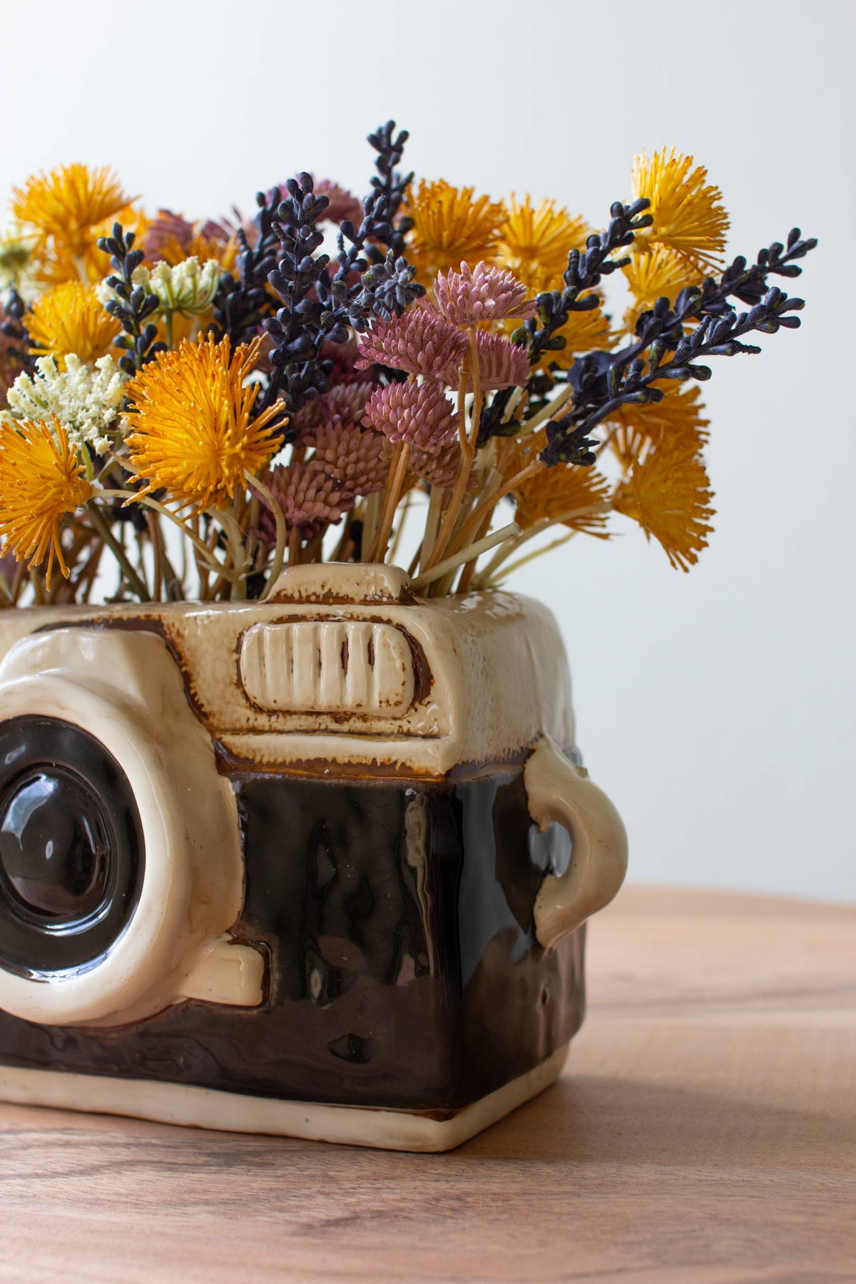 Vintage Ceramic Camera Planter