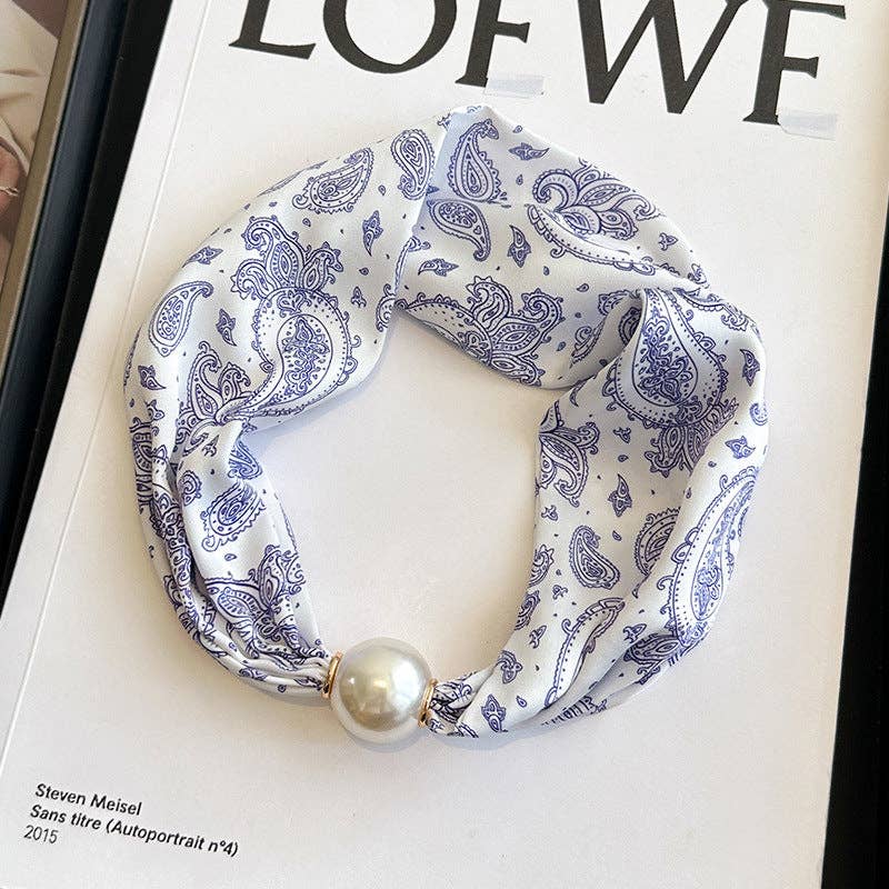 Lightweight Satin Neck Scarf