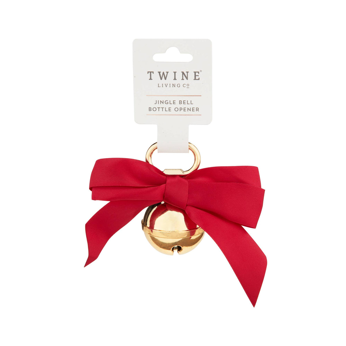 Gold Jingle Bell Bottle Opener