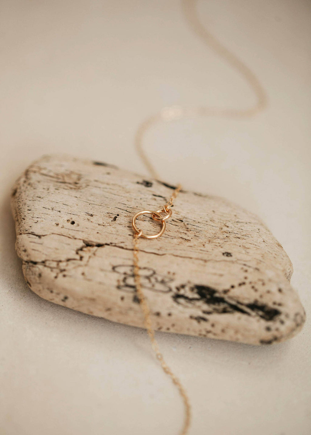 Tiny Links Necklace | 14kt Gold Fill + Sterling Silver