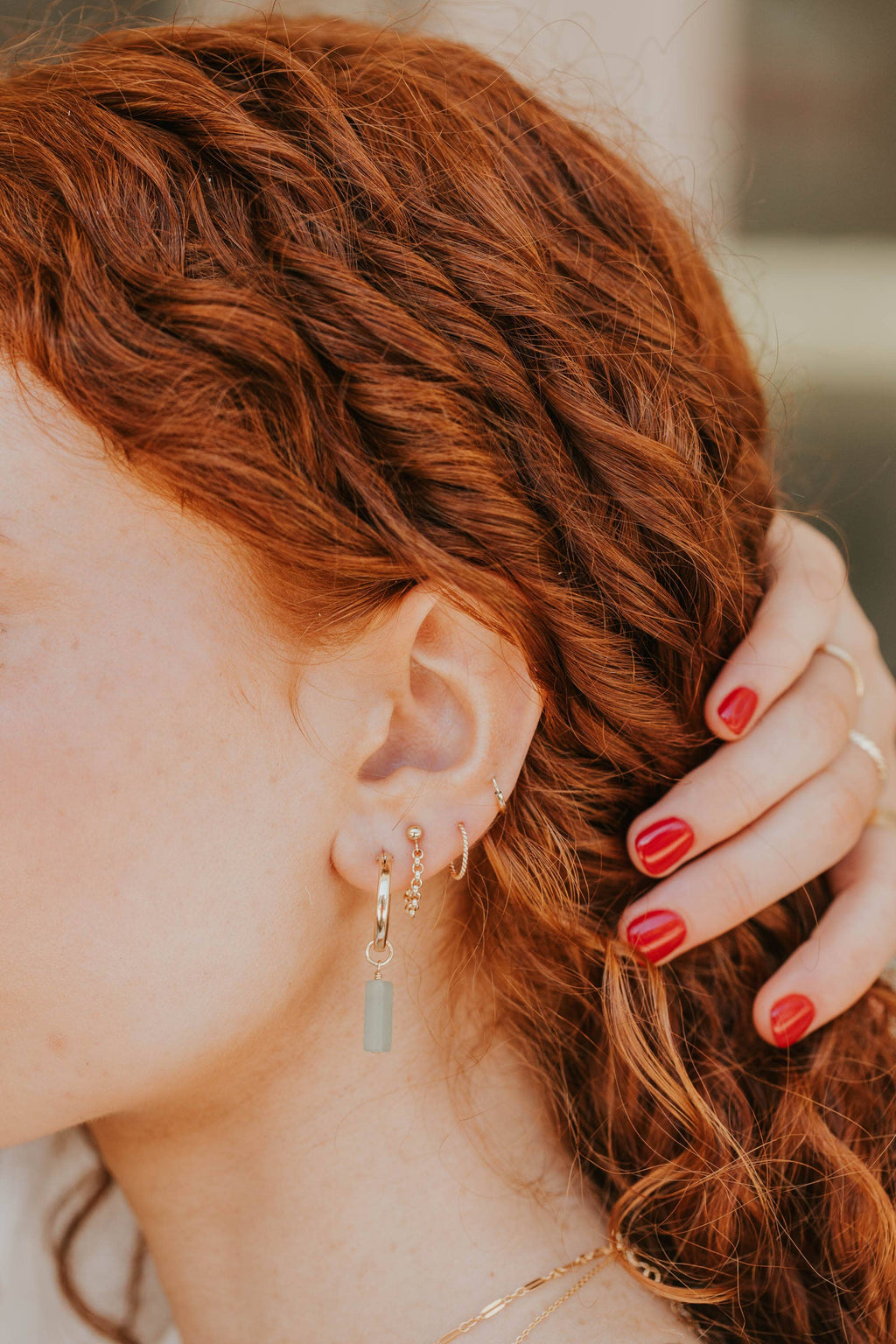 Tiny Hoops | 14kt Gold Fill + Sterling Silver