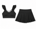Black Crisscross Swimsuit