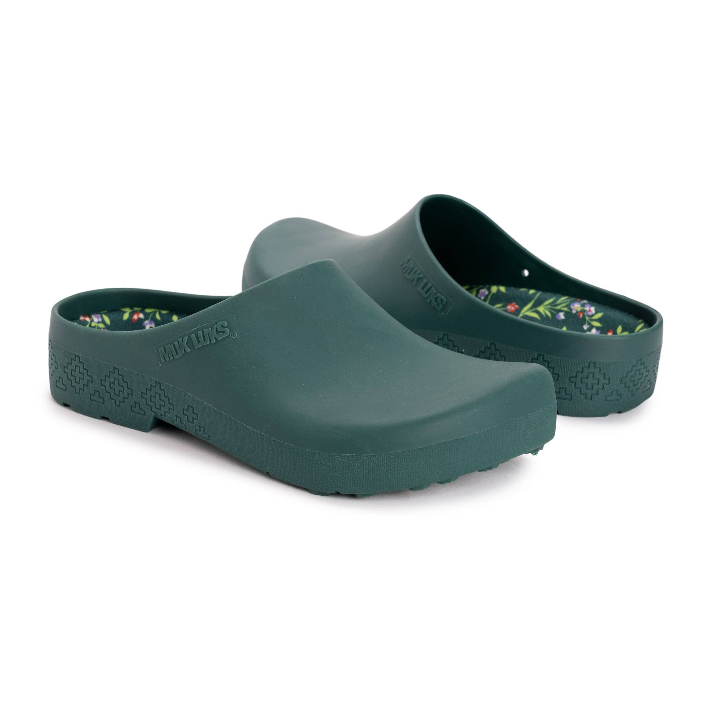 MUK LUKS Women's Spring Garden Clog via Glove Set