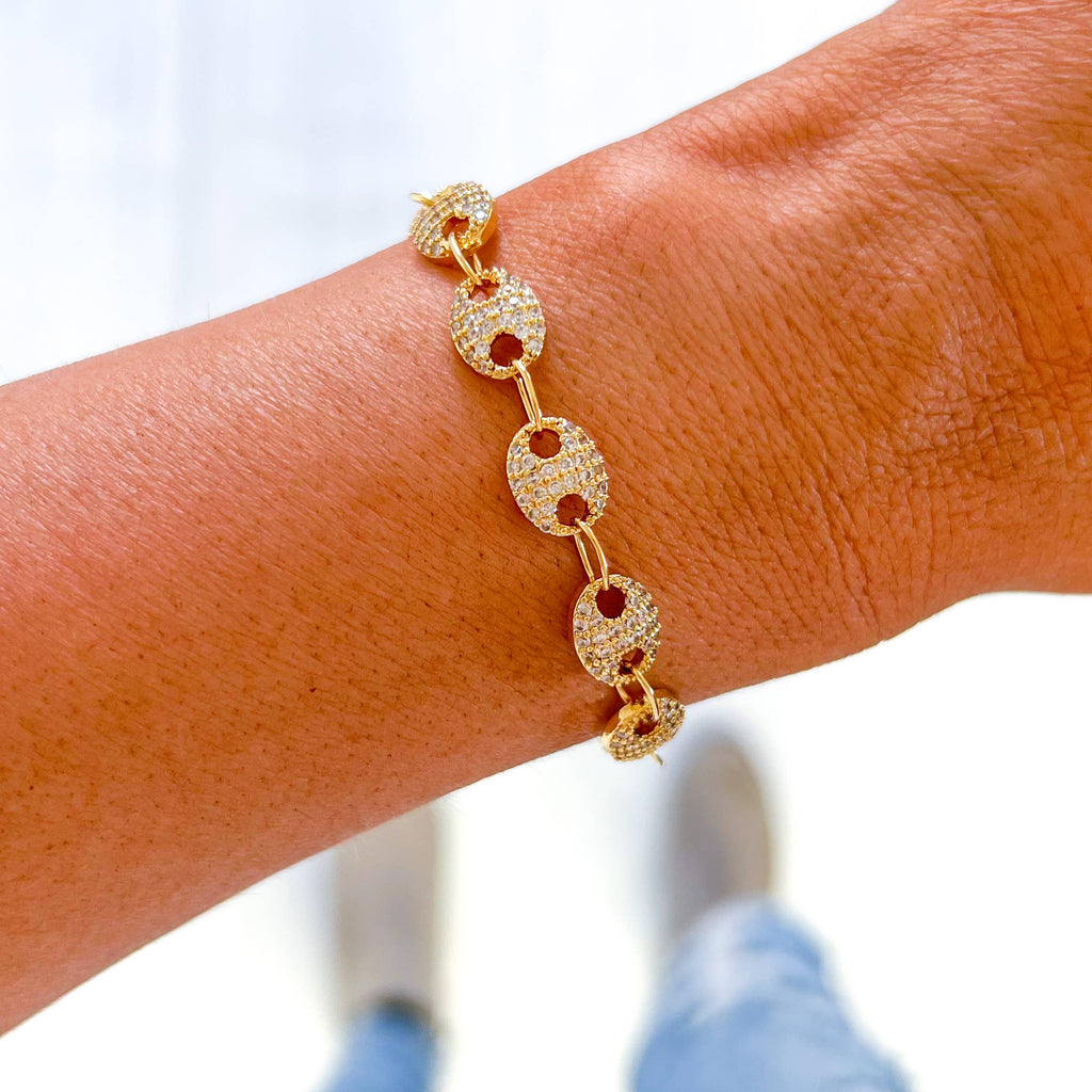 Gold Link Bracelets