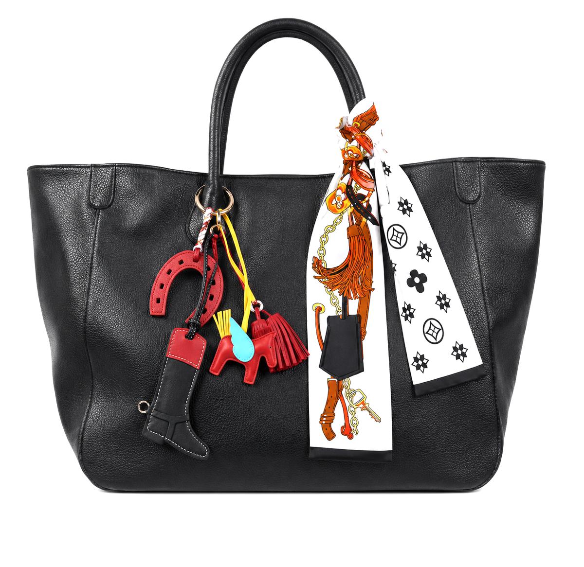London Printed Twilly Bag Scarf