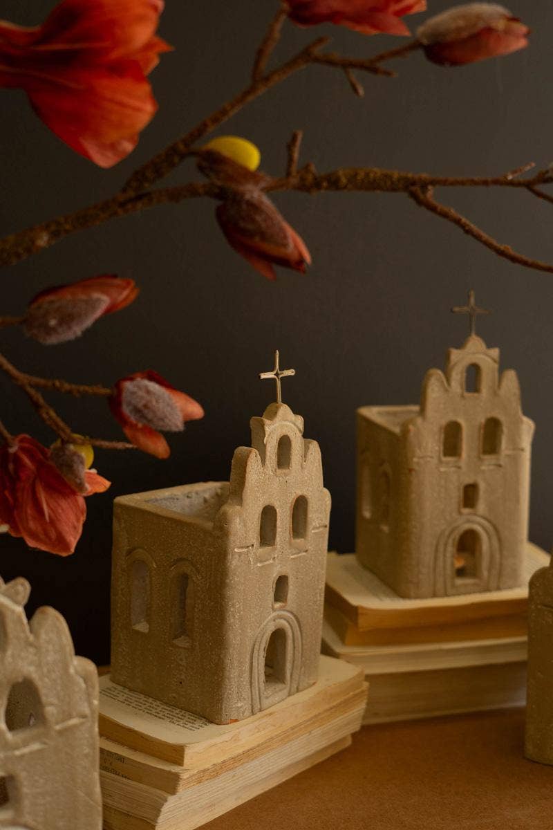 Clay Mission Luminary Candle Lantern