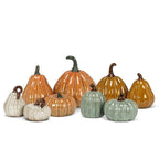 Medium Pointy Porcelain Pumpkin – Gold