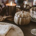 Pumpkin Spice Soy Candle in Ceramic Pumpkin – 8 oz