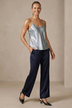 Luxe Whipstitch Satin Cami