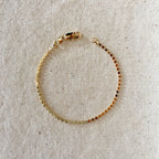 18k Gold Filled -Beaded Ball Bracelet