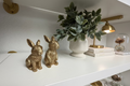 Gold Bunny Decor - Set of 2