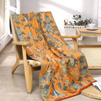 Boho Woven Throw Blanket - Lightweight Decorative Tapestry Throw Blanket (80x160cm)