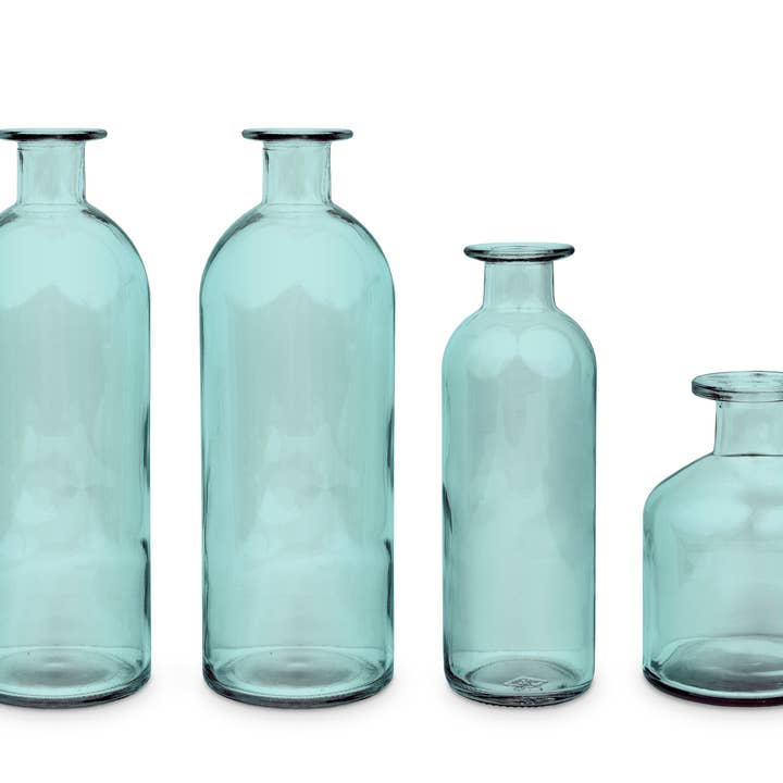 Assorted Flower Décor Vases - Set of 4