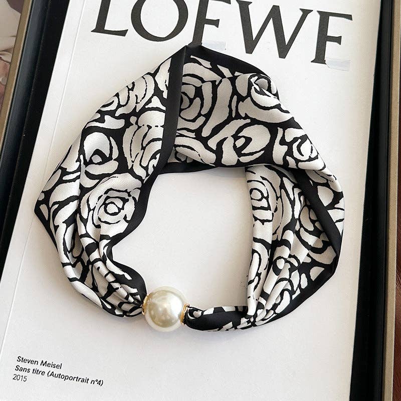 Lightweight Satin Neck Scarf