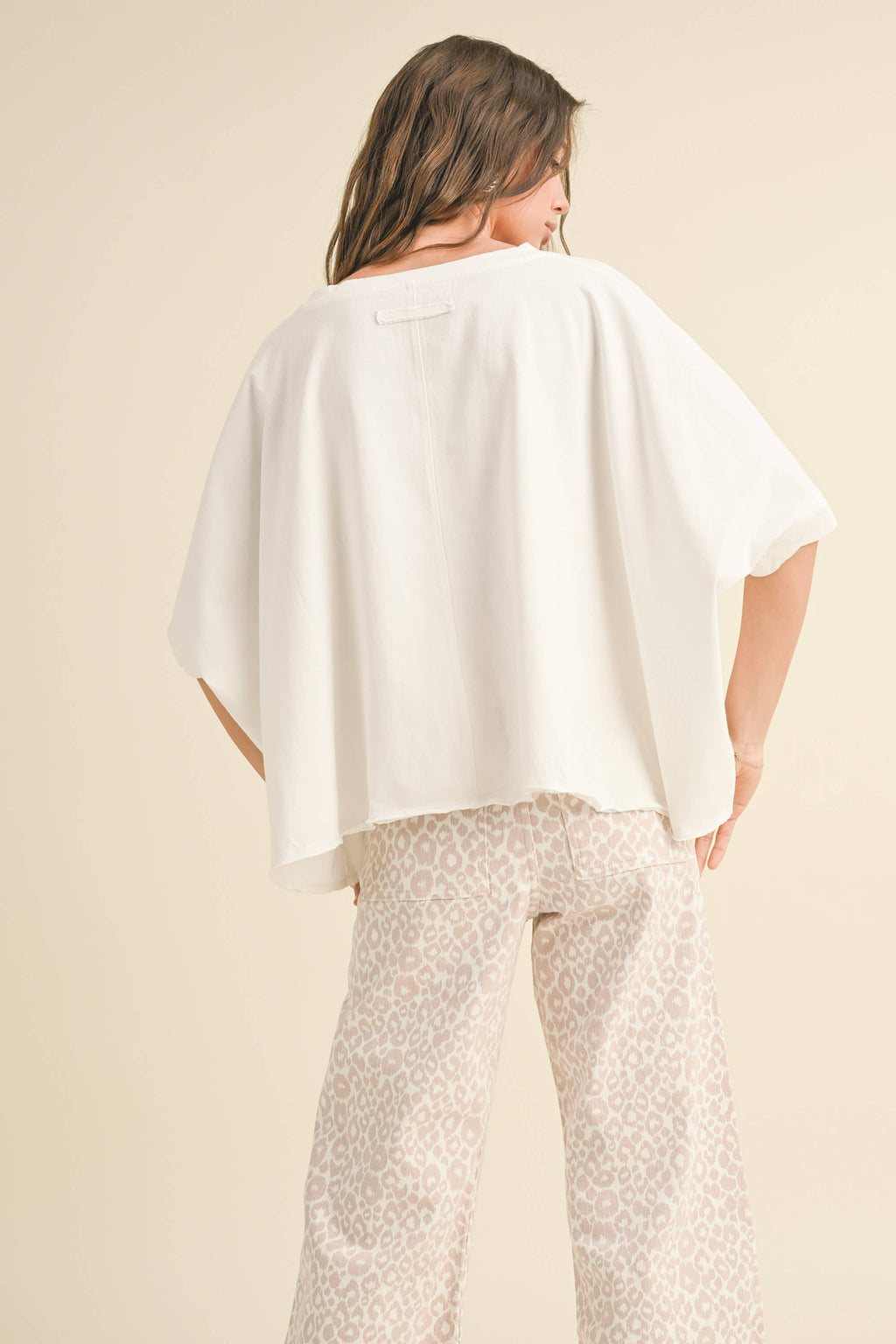 Bye & Wash Oversized Tee