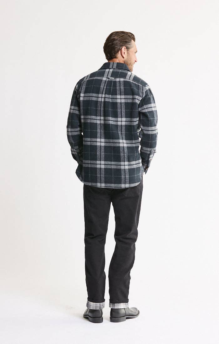 Men's Flannel Shirt + Thermal Crewneck 2-Pack – Heritage Navy